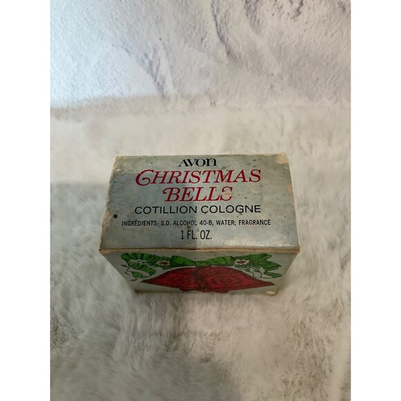 Vintage Avon Christmas Bells- Sweet Honesty Cologne Two Red Glass Bells - Picture 6 of 6